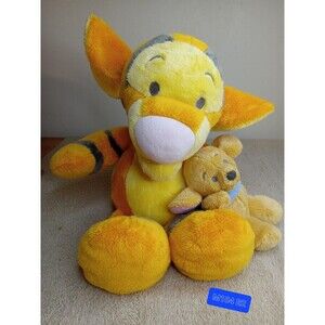 Baby Tigger & Roo 15" Floppy Plush From Winnie The Poo Genuine Disney Parks